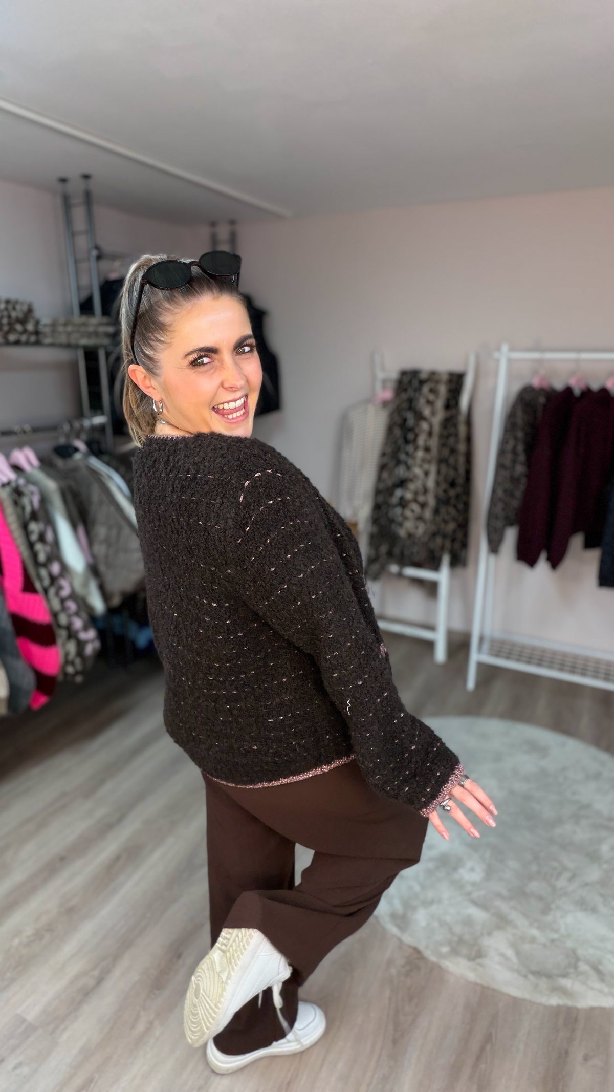 Jacke Anabella in braun 63539