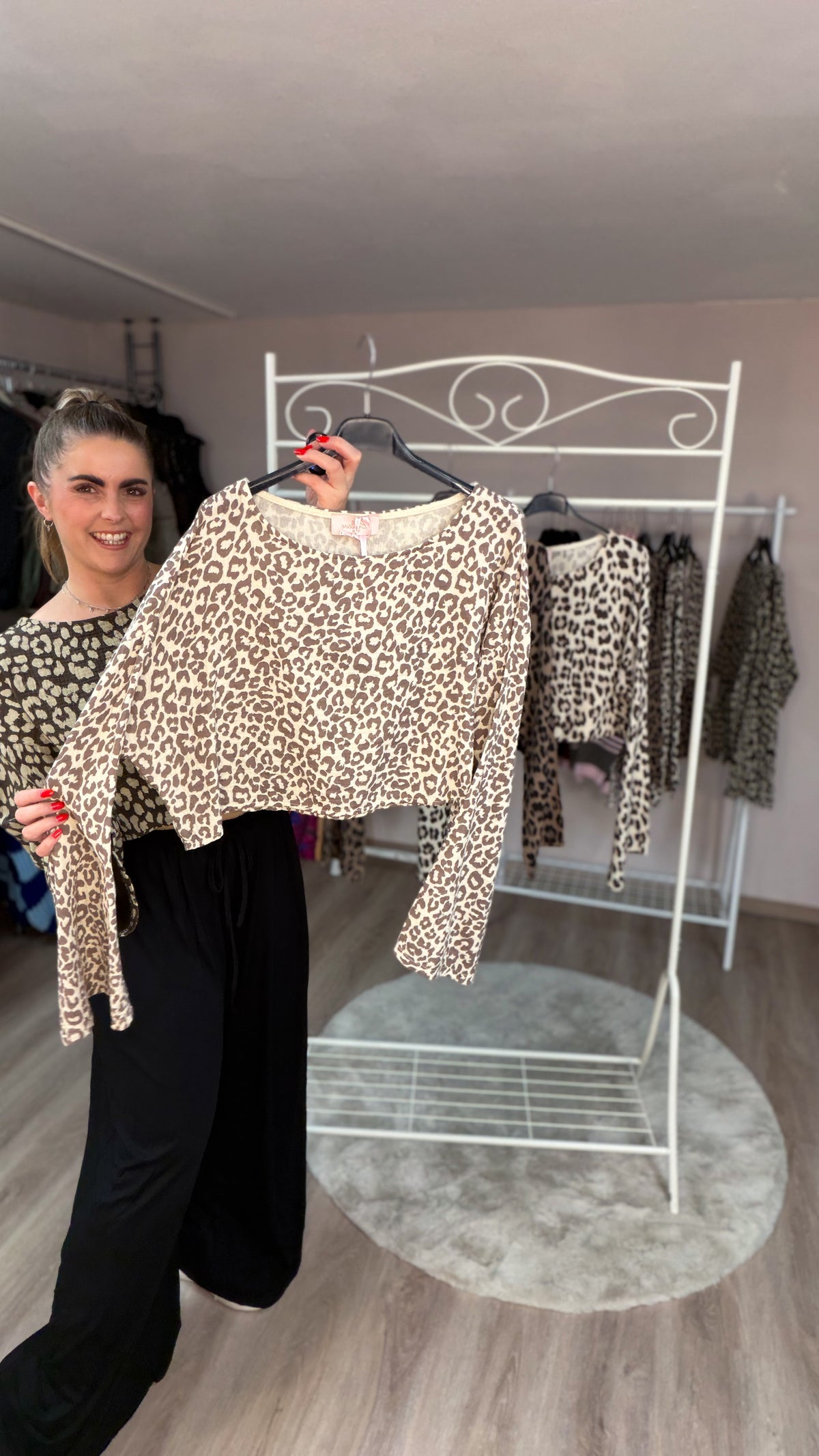 Shirt Nora im Leoprint 70475