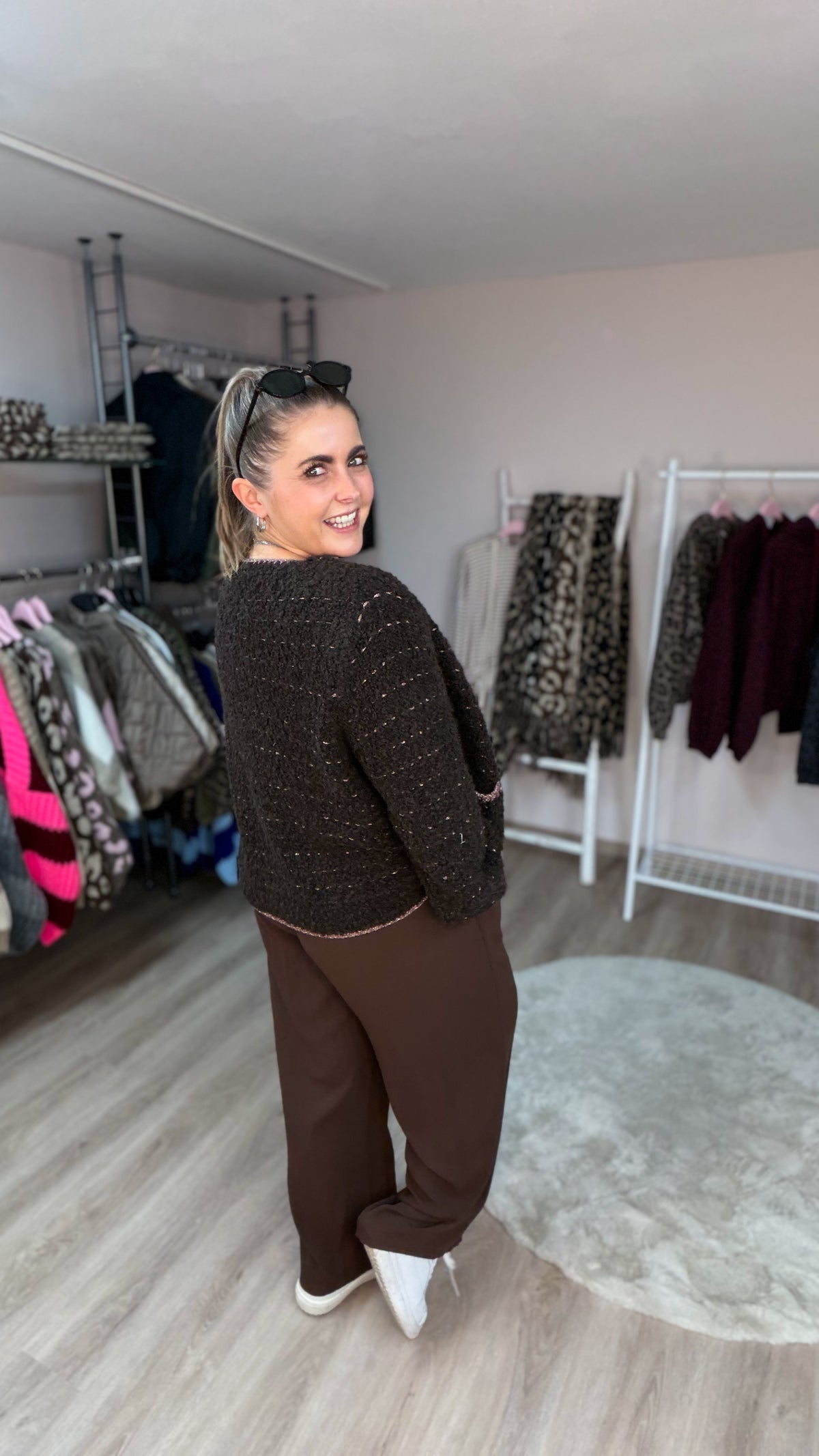 Jacke Anabella in braun 63539
