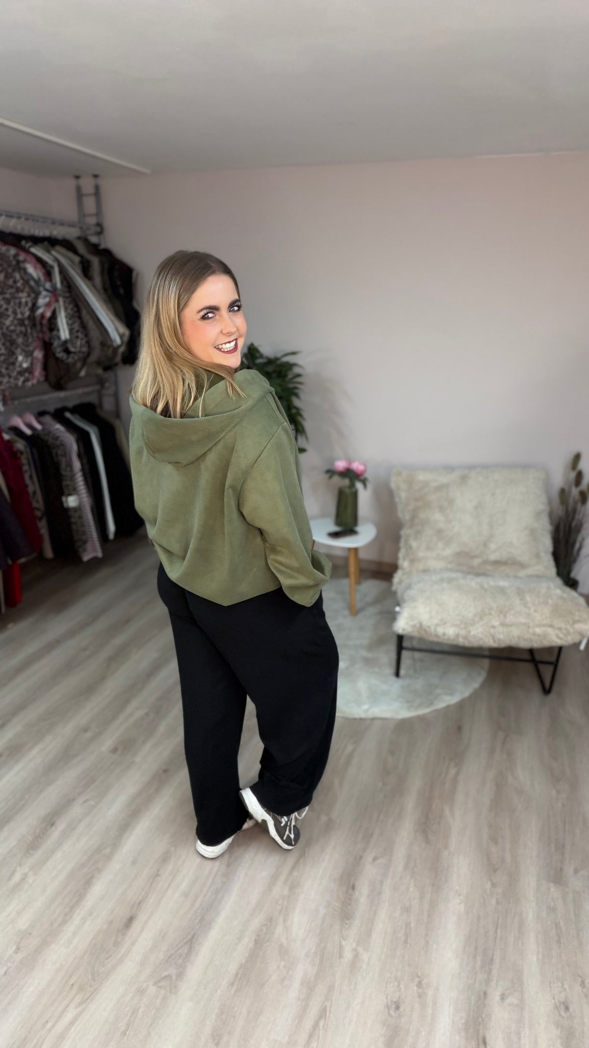 Blouson Jacke Lucy mit Kapuze 70417