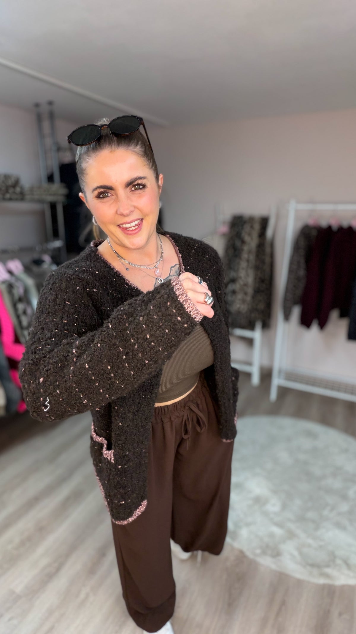 Jacke Anabella in braun 63539