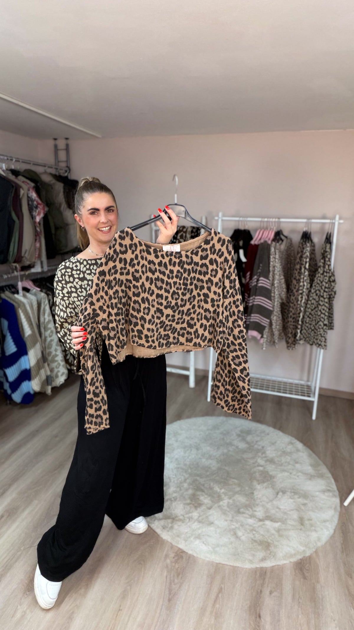 Shirt Nora im Leoprint 70475