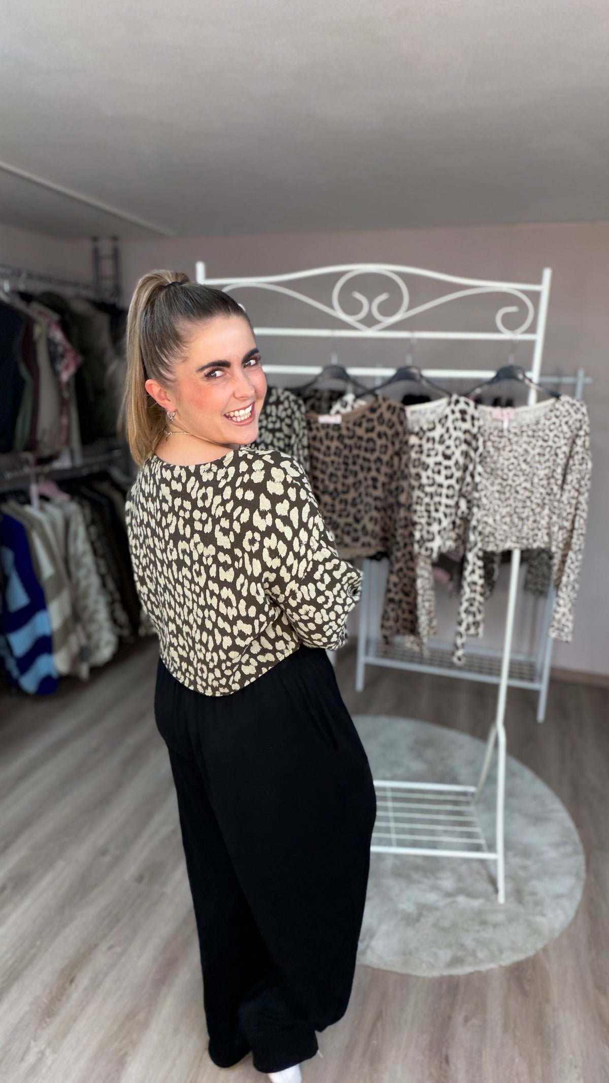 Shirt Nora im Leoprint 70475