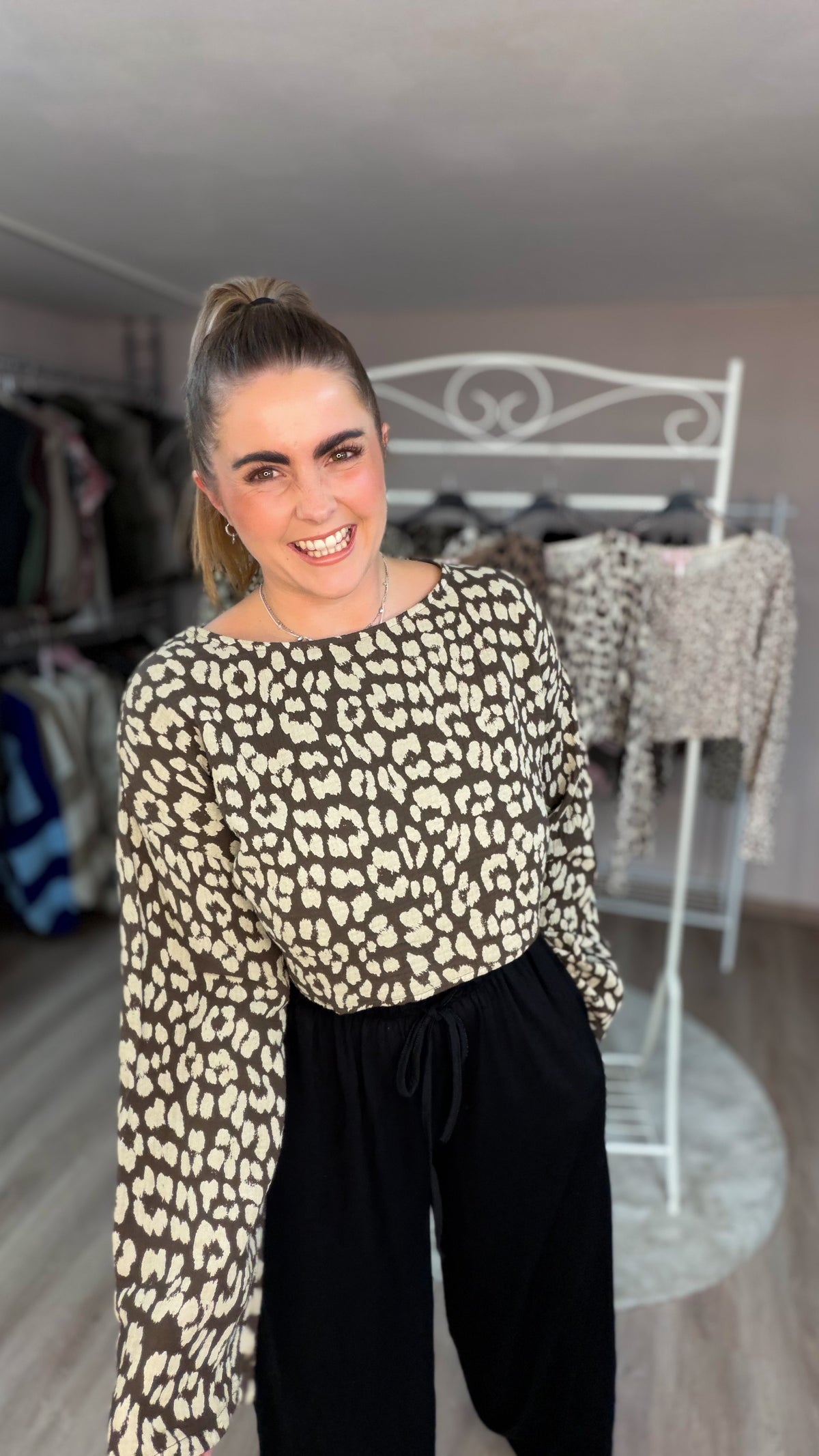 Shirt Nora im Leoprint 70475