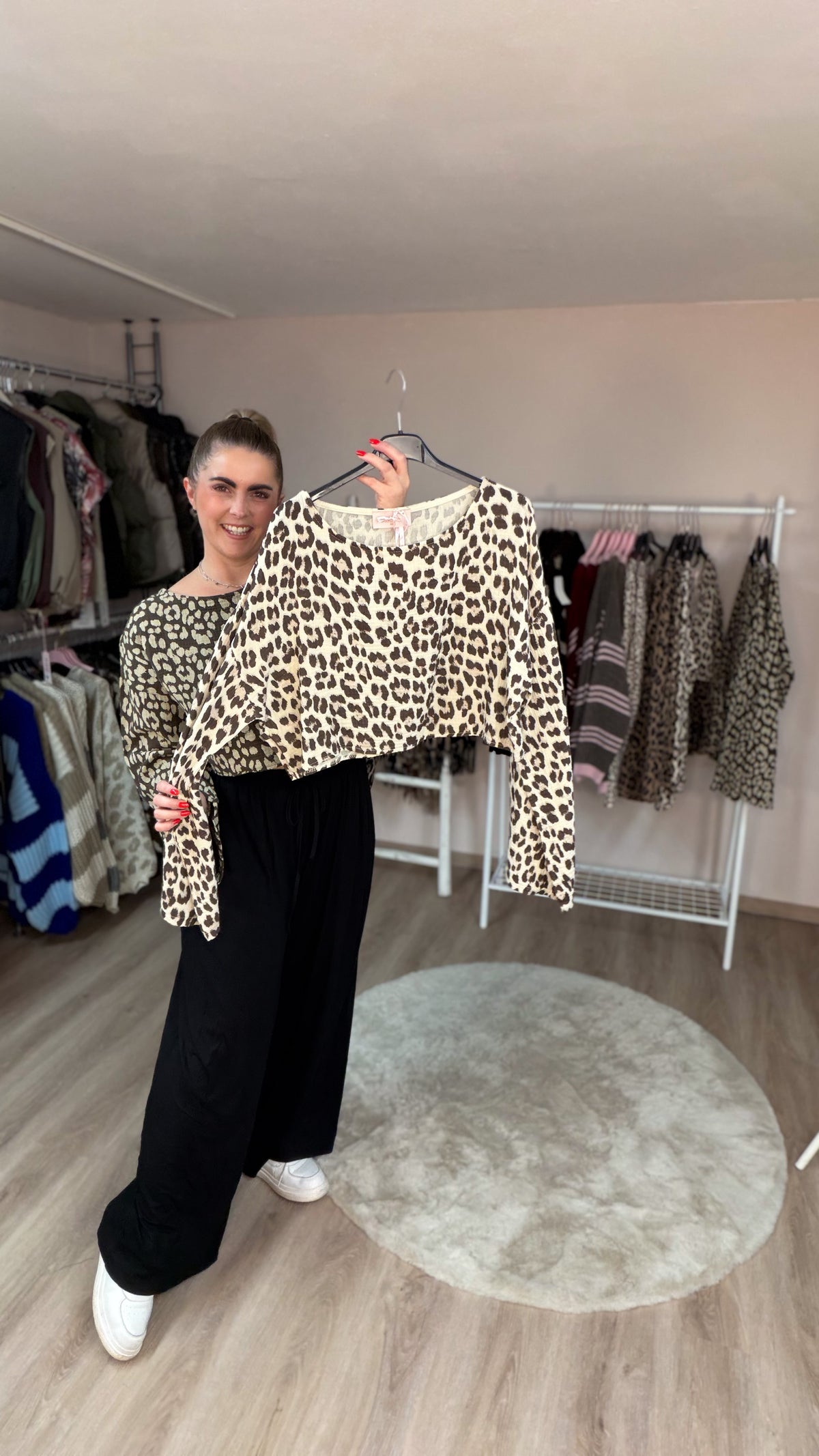 Shirt Nora im Leoprint 70475
