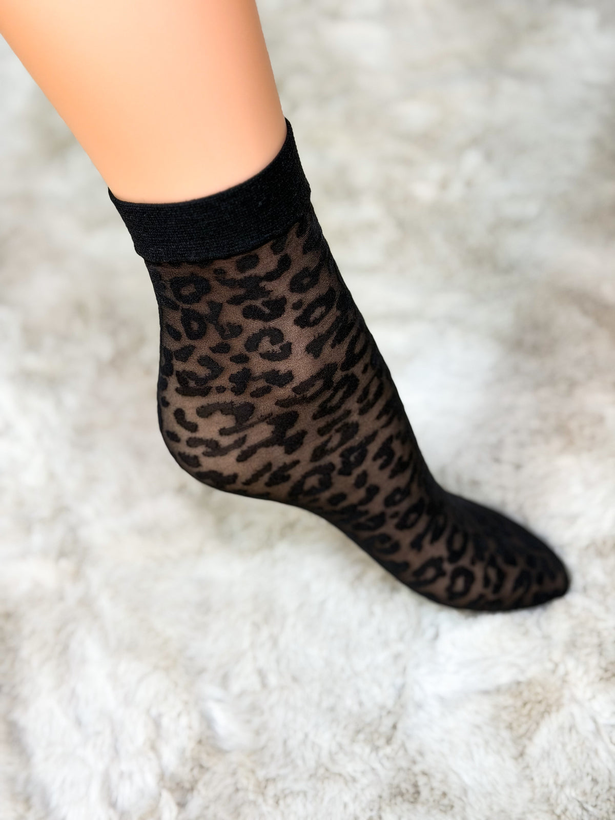 Feinsöckchen im Leoprint