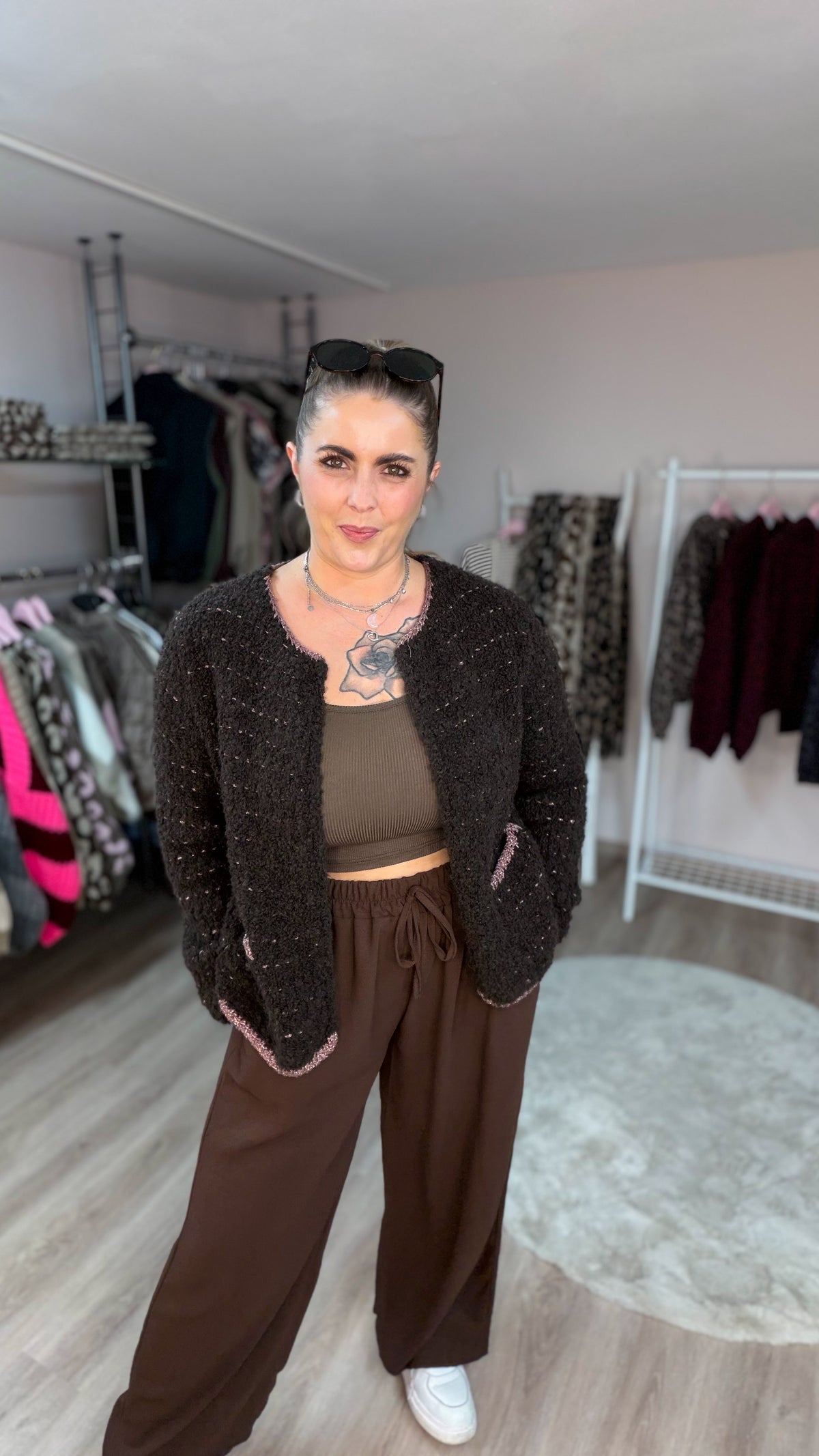 Jacke Anabella in braun 63539