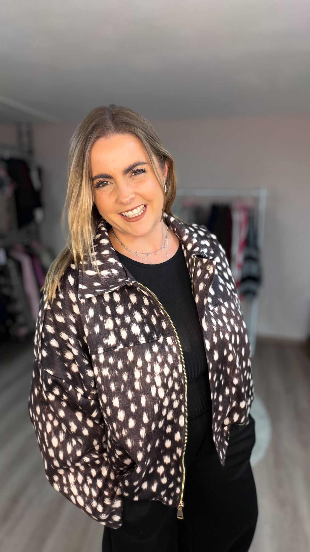 Jacke Jenny in Braun/Ecru (70481)
