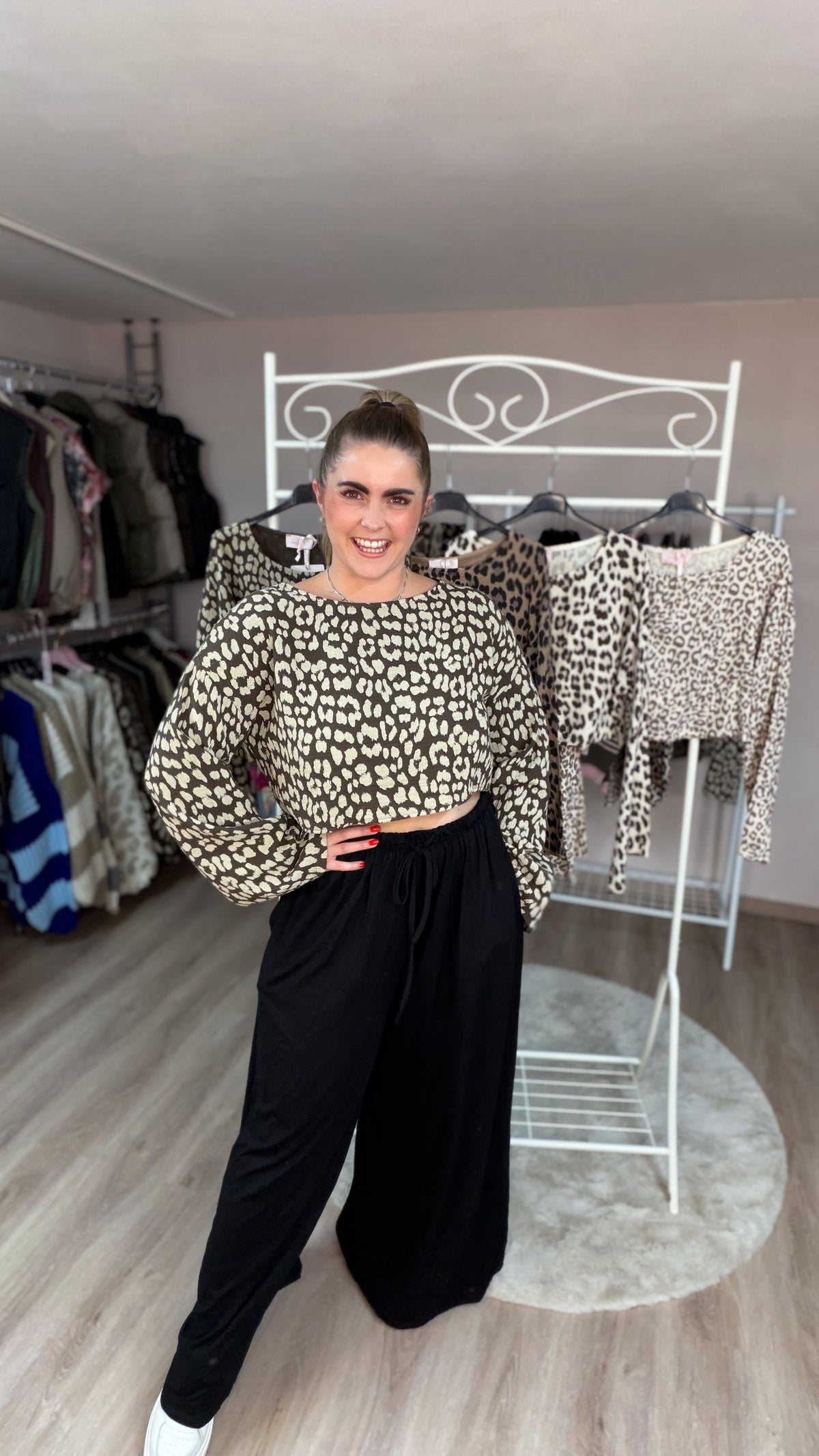 Shirt Nora im Leoprint 70475