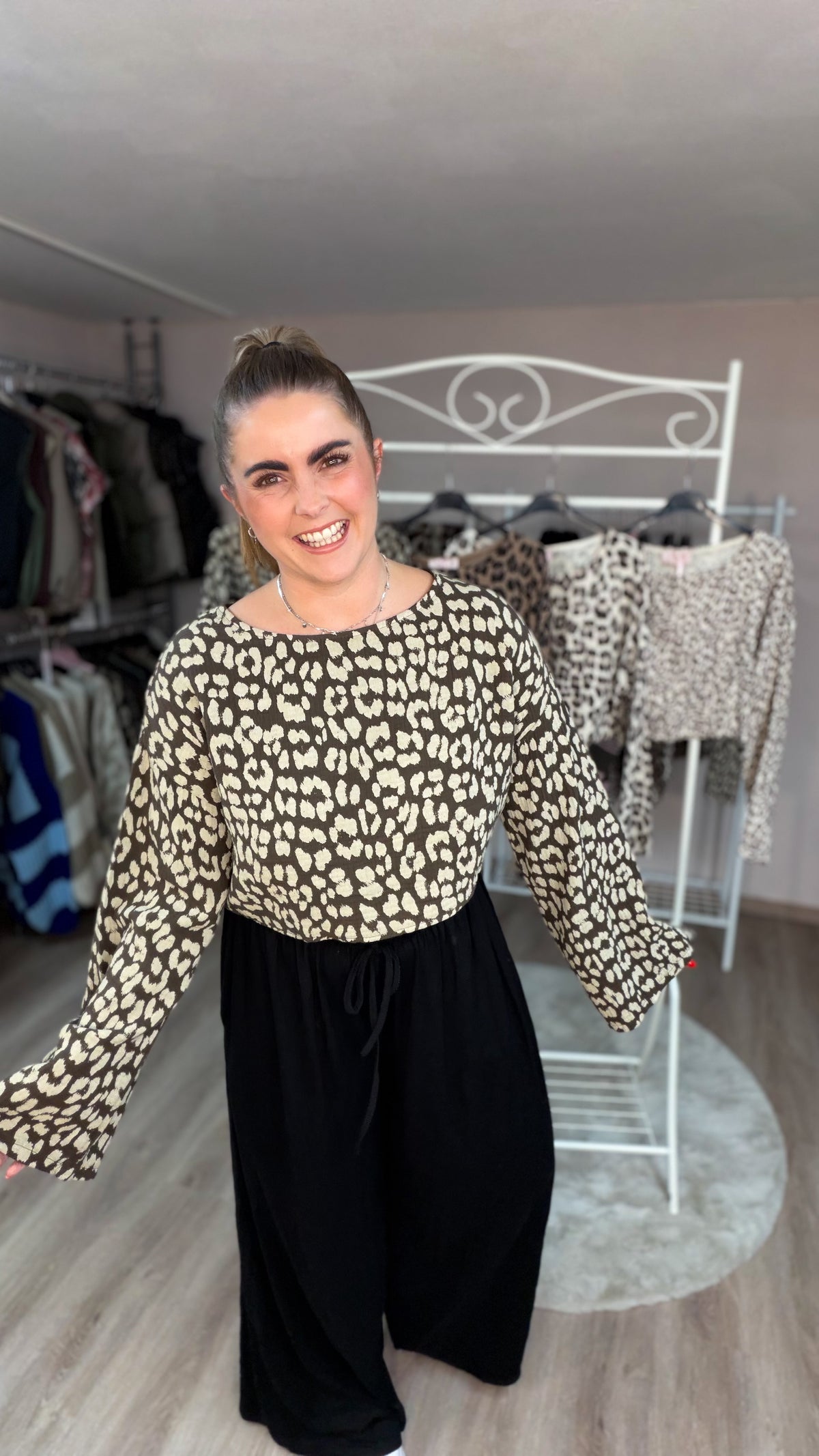 Shirt Nora im Leoprint 70475