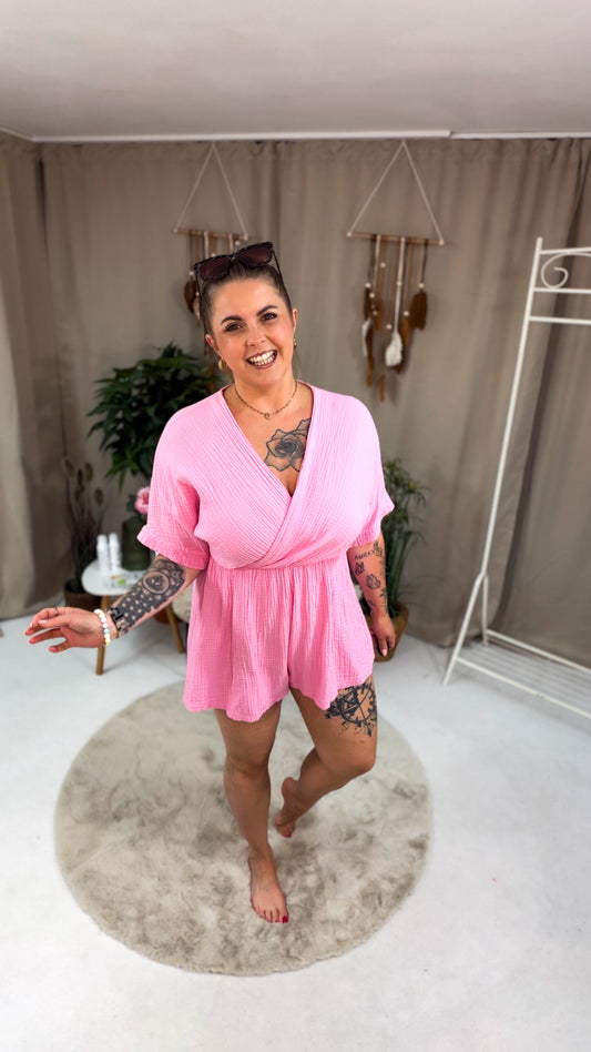 Musselin Jumpsuit Uni