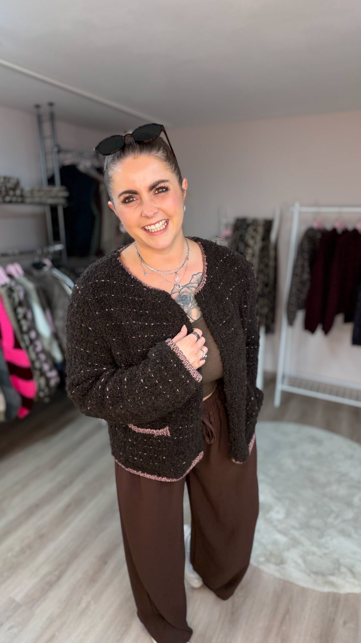 Jacke Anabella in braun 63539