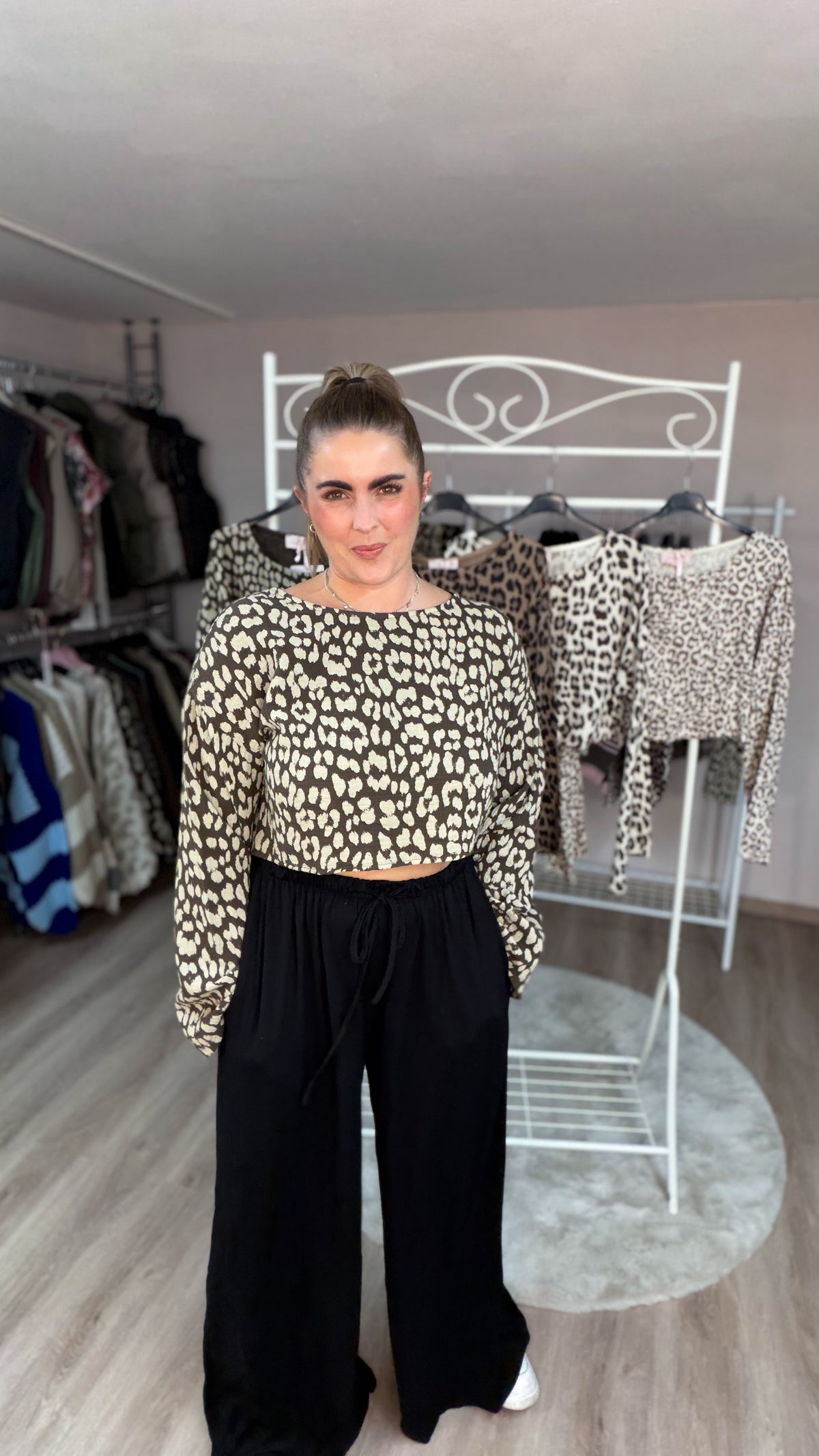 Shirt Nora im Leoprint 70475