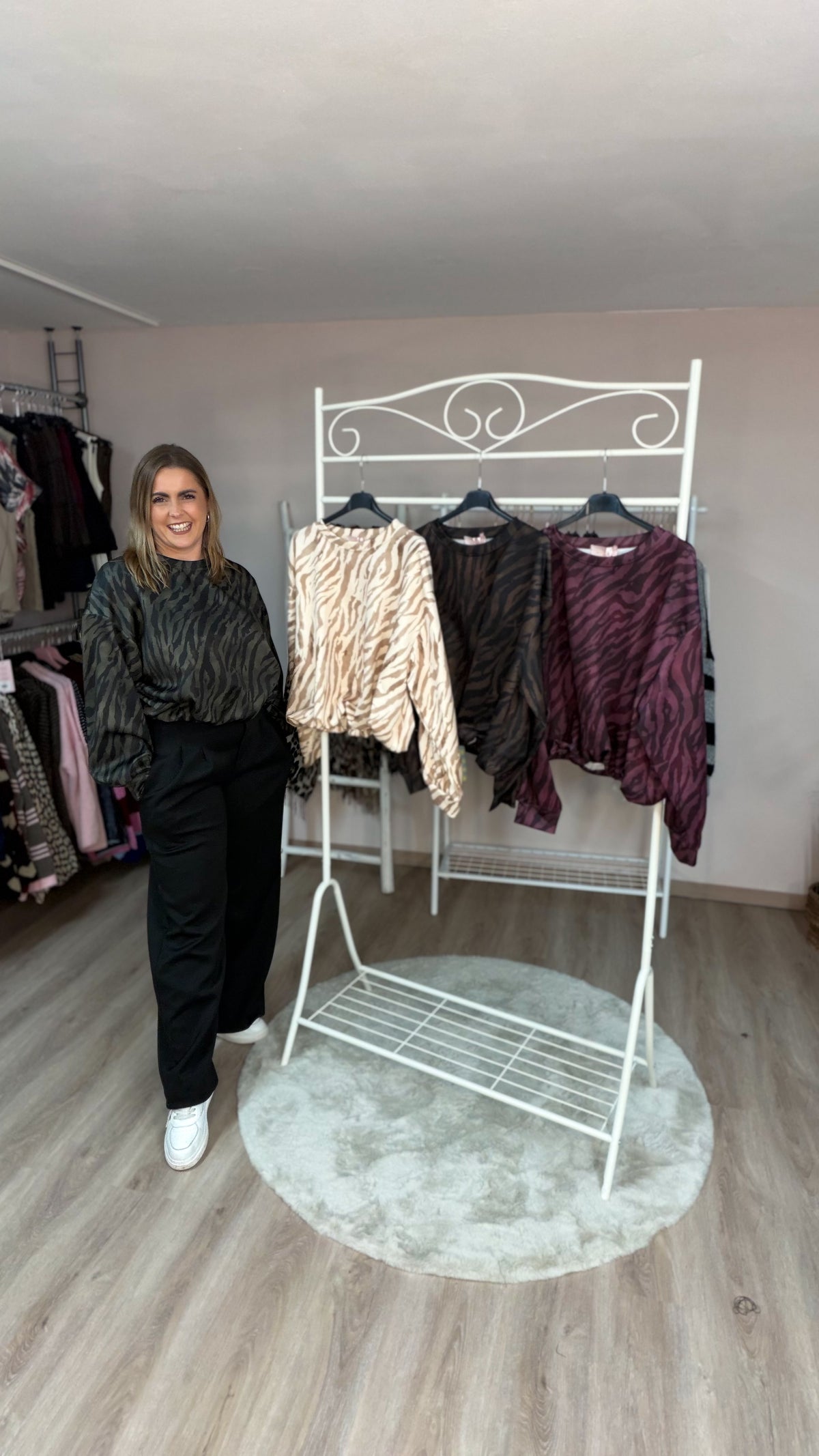 Ballonpulli Kaya im Zebraprint (70490)